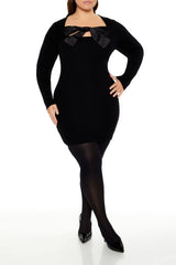 Plus Size Satin Bow Mini Dress | Forever 21 discount