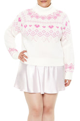 Plus Size Fair Isle Turtleneck Sweater | Forever 21 US