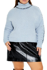 Plus Size Whipstitched Turtleneck Sweater | Forever 21 outlet