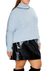 Plus Size Whipstitched Turtleneck Sweater | Forever 21 outlet