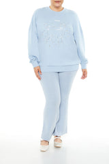 Plus Size Beaded Taurus Pullover | Forever 21 online