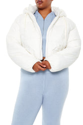 Plus Size Hooded Puffer Jacket | Forever 21 online