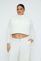 Plus Size Cropped Puffer Vest | Forever 21 discount