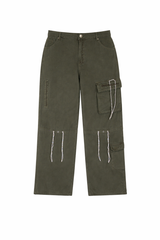 Plus Size Glitter-Accent Wide-Leg Cargo Pants | Forever 21 discount