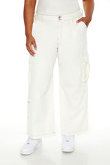 Plus Size High-Rise Cargo Pants | Forever 21 near me