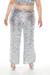 Plus Size Sequin High-Rise Pants | Forever 21 sale