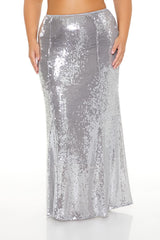Plus Size Sequin Maxi Column Skirt | Forever 21 on sale