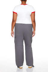 Plus Size Twill Cargo Wallet Chain Pants | Forever 21 sale