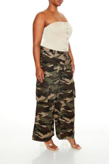 Plus Size Camo Print Fleece Sweatpants | Forever 21 online