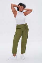 Plus Size Ankle Cargo Pants | Forever 21 US