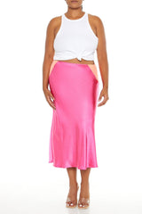 Plus Size Satin Midi Slip Skirt | Forever 21 near me