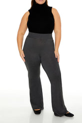 Plus Size Sweater-Knit Flare Pants | Forever 21 sale