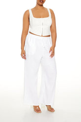 Plus Size Wide-Leg Drawstring Pants | Forever 21 discount