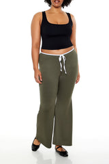 Plus Size Tie-Waist Flare Leggings | Forever 21 outlet