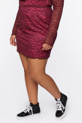 Plus Size Lace Mini Skirt | Forever 21 sale