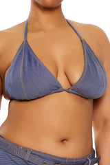 Plus Size Denim Bikini Top | Forever 21 discount