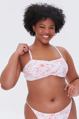 Plus Size Floral Print Bralette Bikini Top | Forever 21 outlet