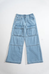 Kids Wide-Leg Utility Denim Pants | Forever 21 discount