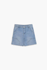 Girls Frayed Denim Shorts (Kids) | Forever 21 sale