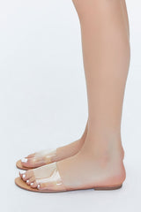 Faux Leather Slip-On Sandals | Forever 21 near me
