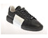 Black and White Leather Logo Low Top Sneakers | Forever 21 near me
