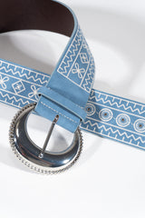 Embroidered Faux Leather Belt | Forever 21 US