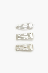 Hammered Geo Hair Clip Set | Forever 21 near me