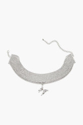Rhinestone Butterfly Choker Necklace | Forever 21 on sale