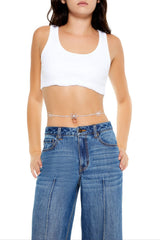 Rhinestone Butterfly Belly Chain | Forever 21 US
