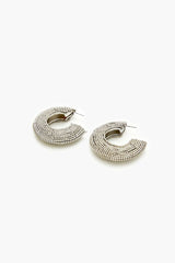 Rhinestone Hoop Earrings | Forever 21 sale