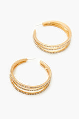 Rhinestone Multi-Hoop Earrings | Forever 21 outlet