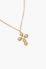 Iridescent Cross Pendant Necklace | Forever 21 online