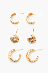Twisted Stud & Hoop Earring Set | Forever 21 sale