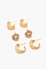Twisted Stud & Hoop Earring Set | Forever 21 sale