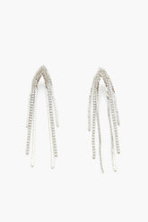 Rhinestone Box Chain Drop Earrings | Forever 21 sale