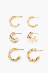 Rhinestone Hoop Earring Set | Forever 21 near me