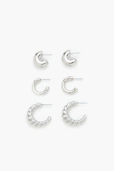 Twisted Hoop Earring Set | Forever 21 online