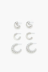 Twisted Hoop Earring Set | Forever 21 online