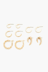 Rhinestone Hoop Earring Set | Forever 21 discount