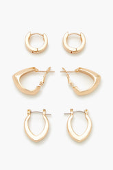 Geo Hoop Earring Set | Forever 21 near me