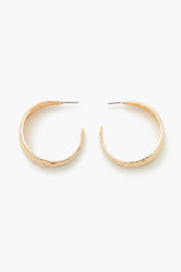 Thick Hammered Hoop Earrings | Forever 21 sale