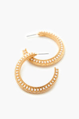 Etched Faux Pearl Hoop Earrings | Forever 21 outlet