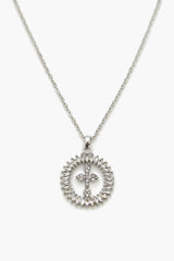 Faux Gem Cross Pendant Necklace | Forever 21 near me