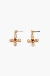 Faux Stone Cross Drop Earrings | Forever 21 sale