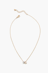 Faux Gem Initial Charm Necklace | Forever 21 on sale