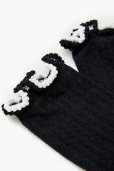 Pom Pom Lettuce-Edge Crew Socks | Forever 21 sale