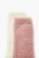 Fuzzy Knit Crew Socks - 2 pack | Forever 21 discount