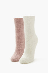 Plush Crew Socks Set - 2 pack | Forever 21 outlet