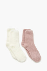 Plush Crew Socks Set - 2 pack | Forever 21 outlet