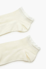 Ruffle-Trim Ankle Socks Set - 3 pack | Forever 21 US